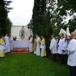 11.06.2020. Jędrzejów. Archiopactwo Cystersów. Uroczystości Bożego Ciała / Ewa Pociejowska-Gawęda / Radio Kielce