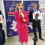 14.06.2020. Włoszczowa. Akcja  „Łączy nas Polska”. Na zdjęciu (od lewej): Damian Moroń - kierownik placówki terenowej KRUS we Włoszczowie, poseł Anna Krupka - wiceminister sportu, Krzysztof Słoń - senator PiS / Ewa Pociejowska-Gawęda / Radio Kielce