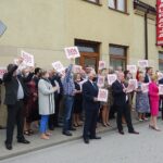 14.06.2020. Włoszczowa. Akcja  „Łączy nas Polska”. / Ewa Pociejowska-Gawęda / Radio Kielce