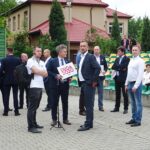 14.06.2020. Jędrzejów. Akcja "Łączy nas Polska" / Ewa Pociejowska-Gawęda / Radio Kielce