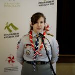 05.06.2020. Kielce. Konferencja nt. organizacji 47. Festiwalu Harcerskiego. Na zdjęciu: phm. Agnieszka Stochmal - rzecznik Festiwalu Harcerskiego / Piotr Kwaśniewski / Radio Kielce