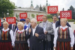 18.06.2020. Kielce. Konferencja posła Krzysztofa Lipca / Michał Kita / Radio Kielce