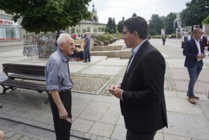 18.06.2020. Kielce. Konferencja posła Krzysztofa Lipca / Michał Kita / Radio Kielce