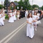 11.06.2020. Skarżysko-Kamienna. Procesja Bożego Ciała w parafii Matki Boskiej Ostrobramskiej / Anna Głąb / Radio Kielce