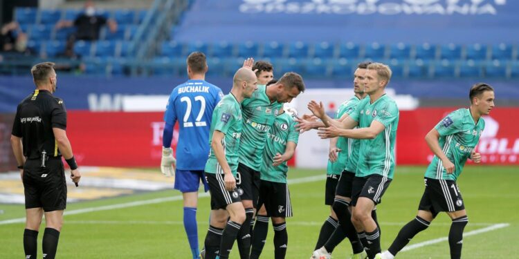 07.06.2020. Kraków. Mecz Wisła Kraków - Legia Warszawa / twitter.com/LegiaWarszawa