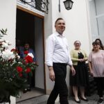 19.06.2020. Pińczów. Wizyta Prezydenta RP Andrzeja Dudy / Jarosław Kubalski / Radio Kielce