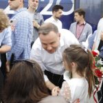 19.06.2020. Pińczów. Wizyta Prezydenta RP Andrzeja Dudy / Jarosław Kubalski / Radio Kielce