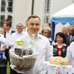 19.06.2020. Pińczów. Wizyta Prezydenta RP Andrzeja Dudy / Jarosław Kubalski / Radio Kielce