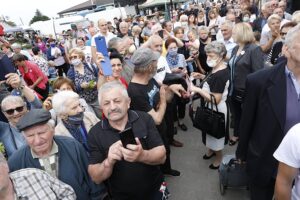 19.06.2020. Pińczów. Wizyta Prezydenta RP Andrzeja Dudy / Jarosław Kubalski / Radio Kielce