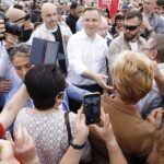 19.06.2020. Pińczów. Wizyta Prezydenta RP Andrzeja Dudy / Jarosław Kubalski / Radio Kielce