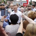 19.06.2020. Pińczów. Wizyta Prezydenta RP Andrzeja Dudy / Jarosław Kubalski / Radio Kielce