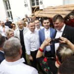 19.06.2020. Pińczów. Wizyta Prezydenta RP Andrzeja Dudy / Jarosław Kubalski / Radio Kielce