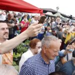 19.06.2020. Pińczów. Wizyta Prezydenta RP Andrzeja Dudy / Jarosław Kubalski / Radio Kielce