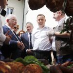 19.06.2020. Pińczów. Wizyta Prezydenta RP Andrzeja Dudy / Jarosław Kubalski / Radio Kielce