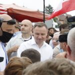 19.06.2020. Pińczów. Wizyta Prezydenta RP Andrzeja Dudy / Jarosław Kubalski / Radio Kielce