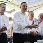 19.06.2020. Pińczów. Wizyta Prezydenta RP Andrzeja Dudy / Jarosław Kubalski / Radio Kielce