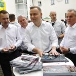 19.06.2020. Pińczów. Wizyta Prezydenta RP Andrzeja Dudy / Jarosław Kubalski / Radio Kielce