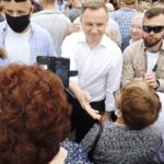 19.06.2020. Pińczów. Wizyta Prezydenta RP Andrzeja Dudy / Jarosław Kubalski / Radio Kielce