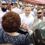 19.06.2020. Pińczów. Wizyta Prezydenta RP Andrzeja Dudy / Jarosław Kubalski / Radio Kielce