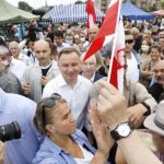 19.06.2020. Pińczów. Wizyta Prezydenta RP Andrzeja Dudy / Jarosław Kubalski / Radio Kielce