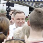 19.06.2020. Pińczów. Wizyta Prezydenta RP Andrzeja Dudy / Jarosław Kubalski / Radio Kielce