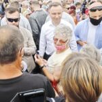 19.06.2020. Pińczów. Wizyta Prezydenta RP Andrzeja Dudy / Jarosław Kubalski / Radio Kielce