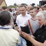 19.06.2020. Pińczów. Wizyta Prezydenta RP Andrzeja Dudy / Jarosław Kubalski / Radio Kielce