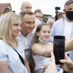 19.06.2020. Pińczów. Wizyta Prezydenta RP Andrzeja Dudy / Jarosław Kubalski / Radio Kielce