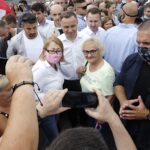 19.06.2020. Pińczów. Wizyta Prezydenta RP Andrzeja Dudy / Jarosław Kubalski / Radio Kielce