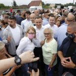 19.06.2020. Pińczów. Wizyta Prezydenta RP Andrzeja Dudy / Jarosław Kubalski / Radio Kielce