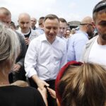 19.06.2020. Pińczów. Wizyta Prezydenta RP Andrzeja Dudy / Jarosław Kubalski / Radio Kielce