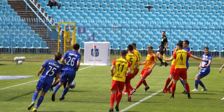 31.05.2020 Płock. Mecz Wisła Płock - Korona Kielce / Krzysztof Bujnowicz / Radio Kielce