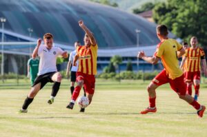 27.06.2020 Pińczów. Mecz Nida Pińczów - Korona II Kielce / Mateusz Kaleta