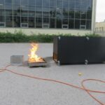 01.06.2020. Kielce. Gaśnica akustyczna / Jacek Wilk-Jakubowski