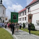11.06.2020. Kazimierza Wielka. Procesja eucharystyczna w Rzymskokatolickiej Parafii pw. Podwyższenia Krzyża Świętego / Marta Gajda / Radio Kielce