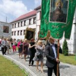 11.06.2020. Kazimierza Wielka. Procesja eucharystyczna w Rzymskokatolickiej Parafii pw. Podwyższenia Krzyża Świętego / Marta Gajda / Radio Kielce