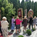 11.06.2020. Kazimierza Wielka. Procesja eucharystyczna w Rzymskokatolickiej Parafii pw. Podwyższenia Krzyża Świętego / Marta Gajda / Radio Kielce