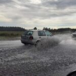 21.06.2020. Włoszczowa. Zalana ul. Partyzantów / Dionizy Krawczyński / Radio Kielce