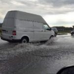 21.06.2020. Włoszczowa. Zalana ul. Partyzantów / Dionizy Krawczyński / Radio Kielce