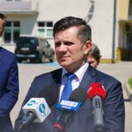 23.06.2020 Czerwona Góra. Konferencja ministra Zbigniewa Ziobry. Na zdjęciu: Tomasz Jamka - członek zarządu województwa / Piotr Kwaśniewski / Radio Kielce