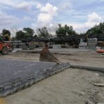 27.06.2020. Kazimierza Wielka. Modernizacja miejskiego placu targowego / Marta Gajda / Radio Kielce