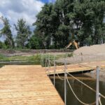 30.06.2020. Wiślica. Przystań kajakowa na Nidzie / Marta Gajda / Radio Kielce