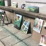 06.06.2020. Sandomierz. Wystawa plenerowa prac malarskich na dziedzińcu Zamku Królewskiego / Picasa / Radio Kielce