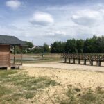 11.06.2020. Koprzywnica. Prace budowlane w okolicach zalewu / Grażyna-Szlęzak-Wójcik / Radio Kielce