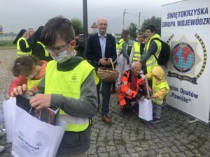 09.06.2020 Sandomierz. Wiceminister spraw zagranicznych Piotr Wawrzyk zainicjował w Sandomierzu akcję „Bezpieczne wakacje” / Grażyna Szlęzak-Wójcik / Radio Kielce