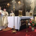 11.06.2020. Sandomierz. Uroczystość Bożego Ciała. Msza w katedrze. Na zdjęciu: Krzysztof Nitkiewicz - biskup sandomierski / Grażyna-Szlęzak-Wójcik / Radio Kielce