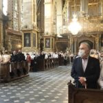 11.06.2020. Sandomierz. Uroczystość Bożego Ciała. Msza w katedrze / Grażyna-Szlęzak-Wójcik / Radio Kielce