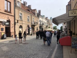 13.06.2020 Sandomierz. Turyści / Grażyna Szlęzak-Wójcik / Radio Kielce