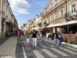 13.06.2020 Sandomierz. Turyści / Grażyna Szlęzak-Wójcik / Radio Kielce