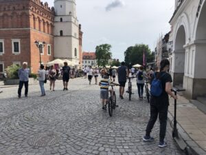 13.06.2020 Sandomierz. Turyści / Grażyna Szlęzak-Wójcik / Radio Kielce